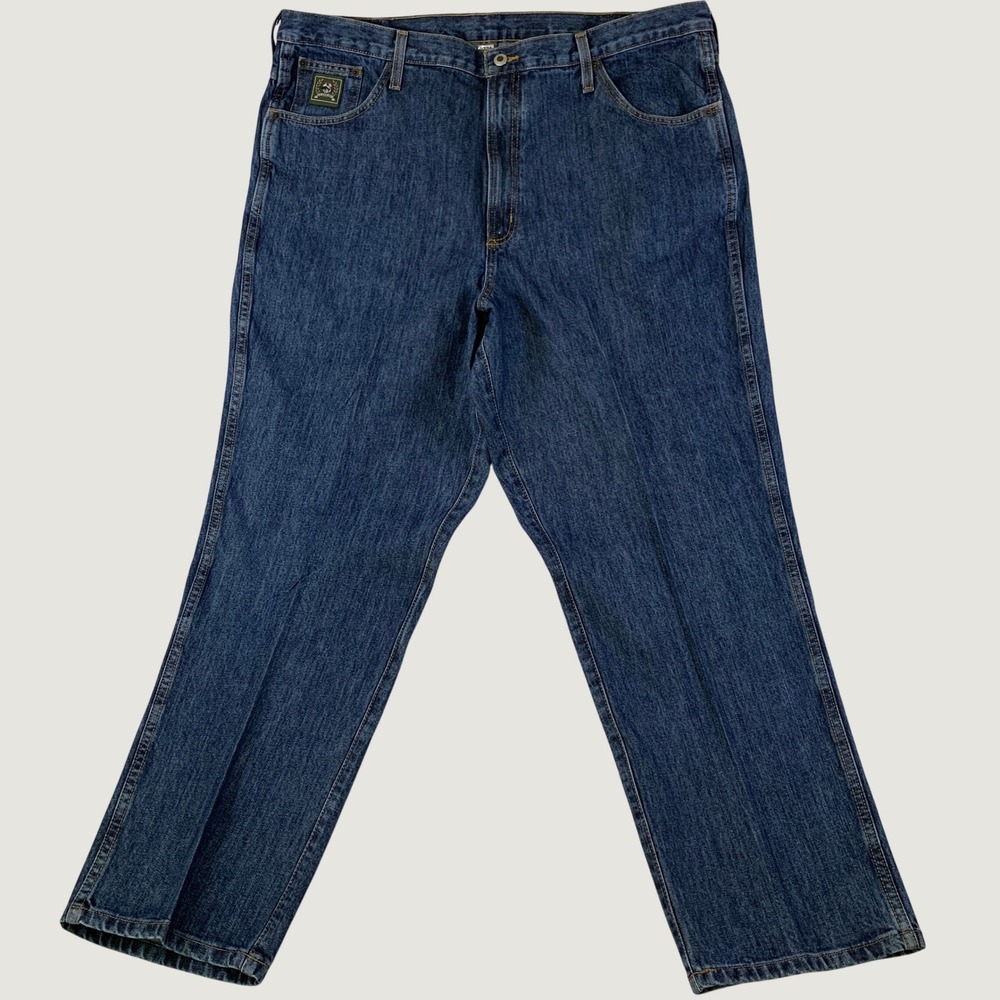 Cinch Green Label Jeans Men's Blue Relaxed Straight Leg Denim 42x31 (tagged 30")